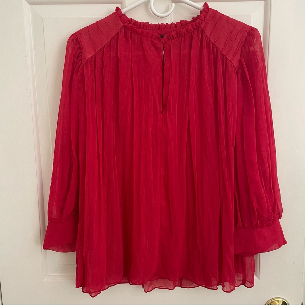 Zara Red Blouse